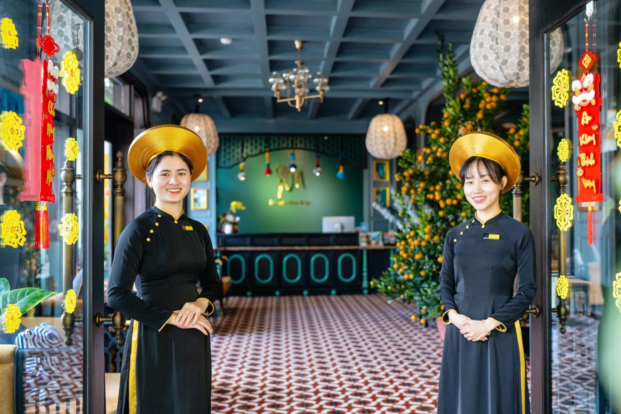 Son Hoi An Boutique Hotel & Spa 외부 사진 Reception at the hotel